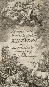 Titel zum Lauenburger Genealogischen Kalender für 1780