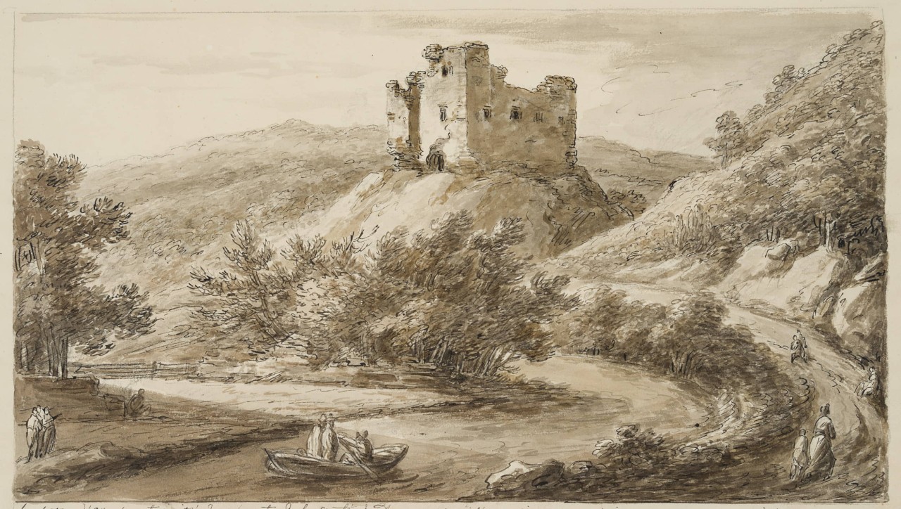 Okehampton Castle bei Devon