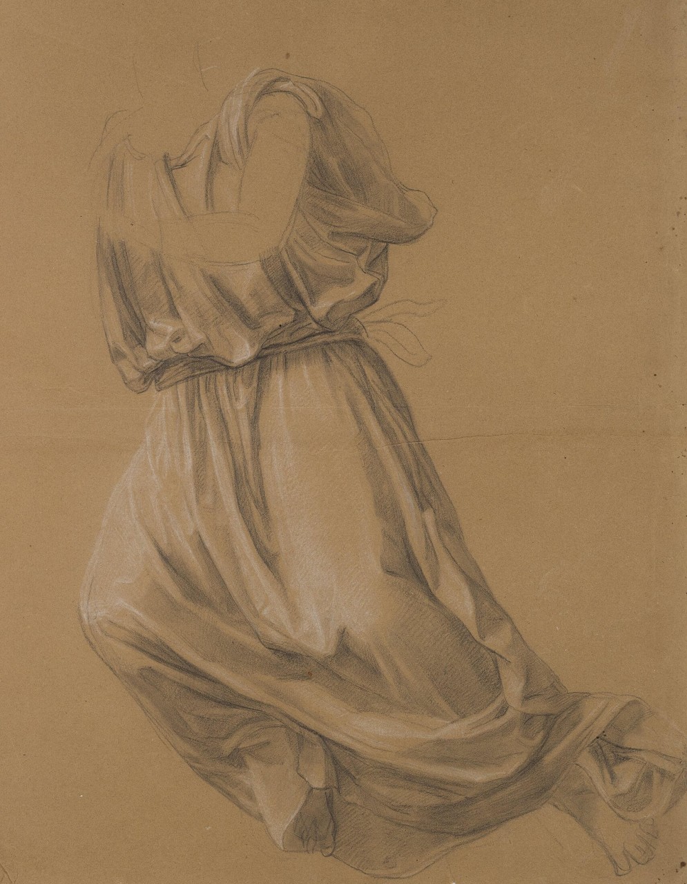 Studie einer Gewandfigur