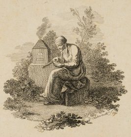 Die Alte am Experimentierofen