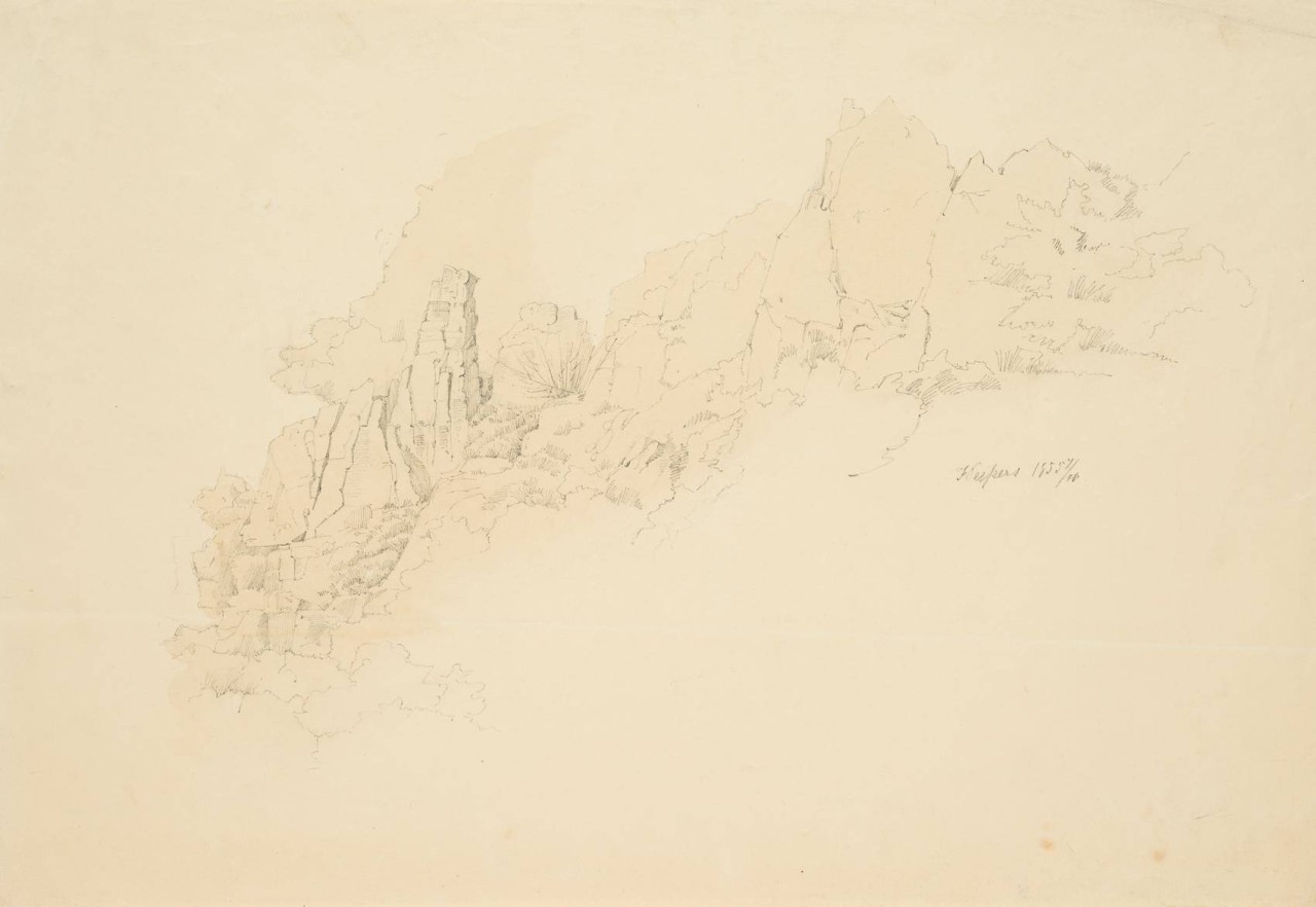 Der Kleine Turm. Felsformation im Morgenbachtal