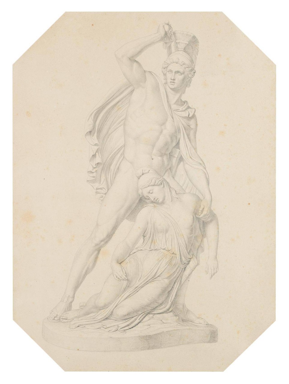 Nach Rudolf Schadow, Skulptur Achilles und Penthesilea