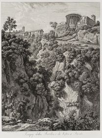 Die Tempel der Vesta und der Sybille in Tivoli