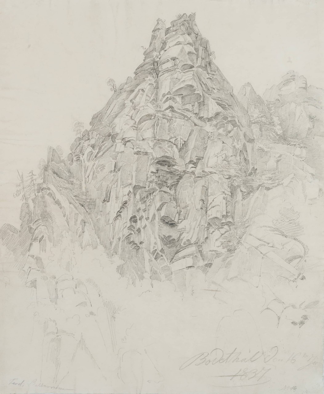 Roßtrappe im Bodetal, Harz