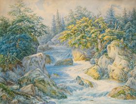 Wildwasser zum Hintersee bei Ramsau