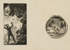 Titel-Kupfer und Titel-Vignette zu Langbein's Schwänke. Zweites Bändchen