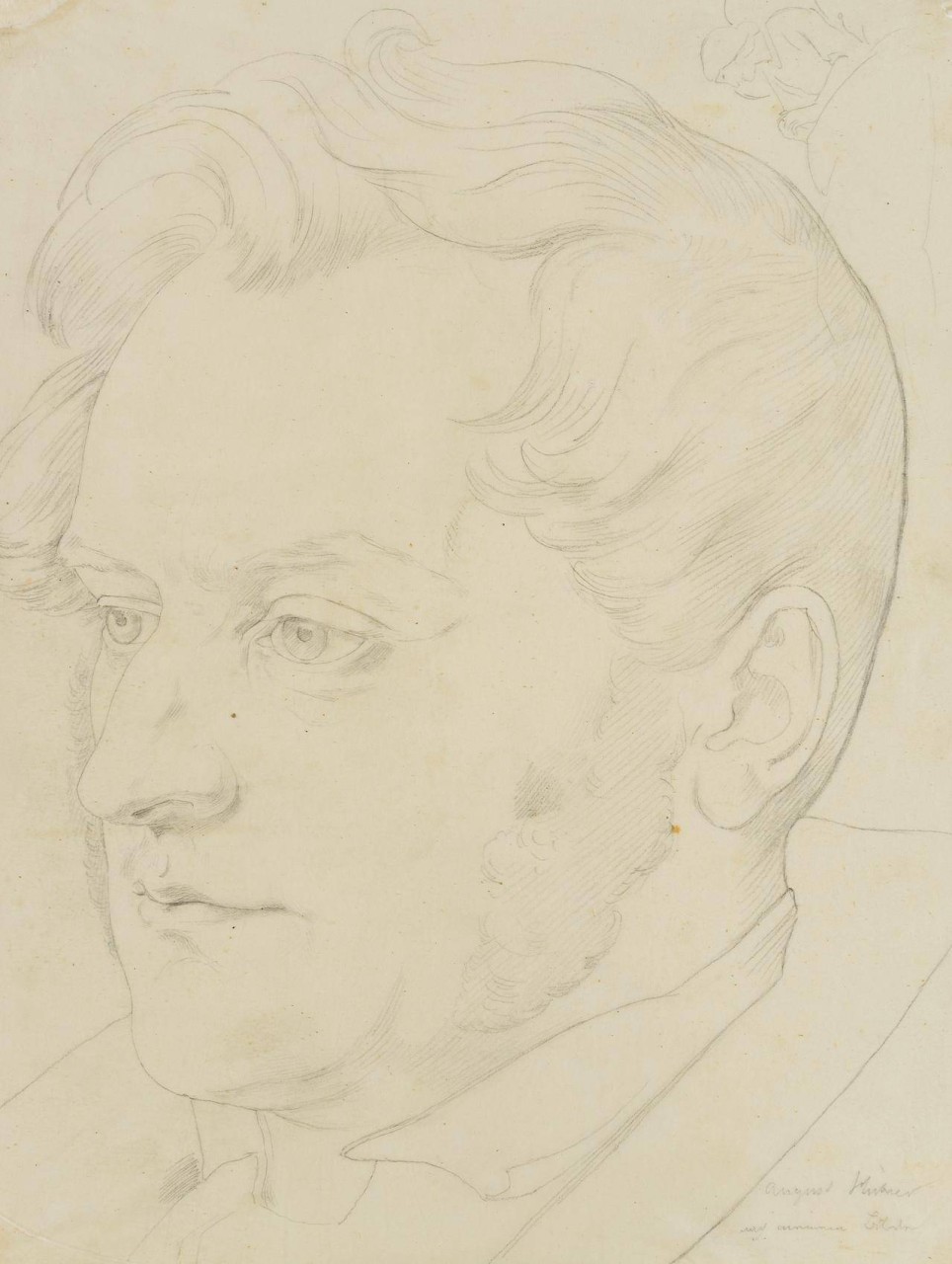 Porträt des Bruders August Hübner