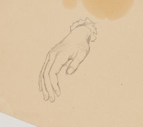 Handstudie mit Ärmelansatz