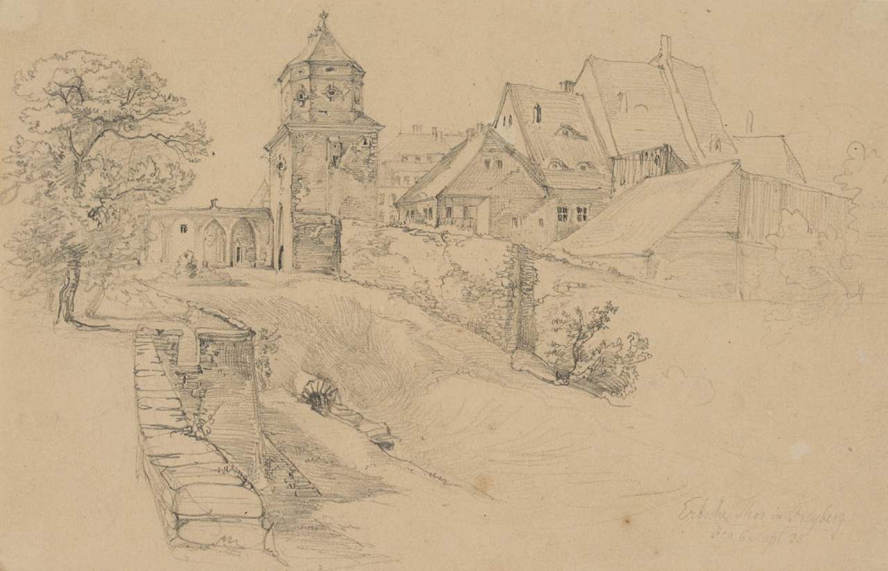 Das Erbische Tor in Freiberg