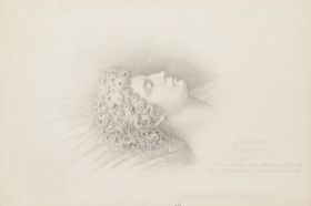 Lord Byron auf dem Sterbebett