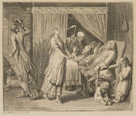 Der Tod am Krankenbette