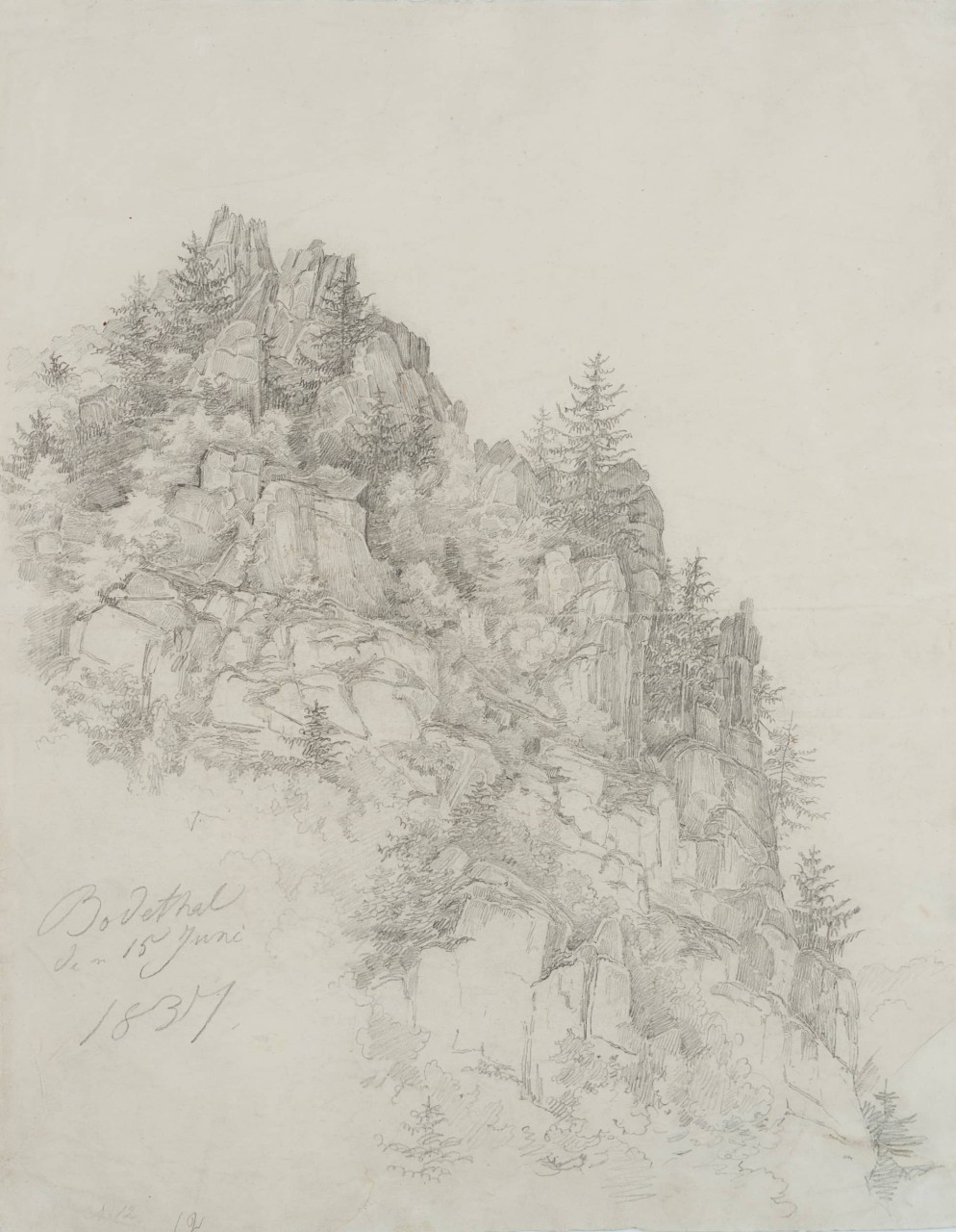 Roßtrappe im Bodetal, Harz
