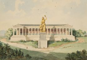 Die Ruhmeshalle mit der Bavaria, München