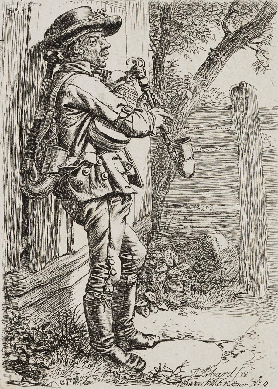 Der Dudelsackpfeifer