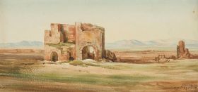 Ruinen in der Campagna Romana