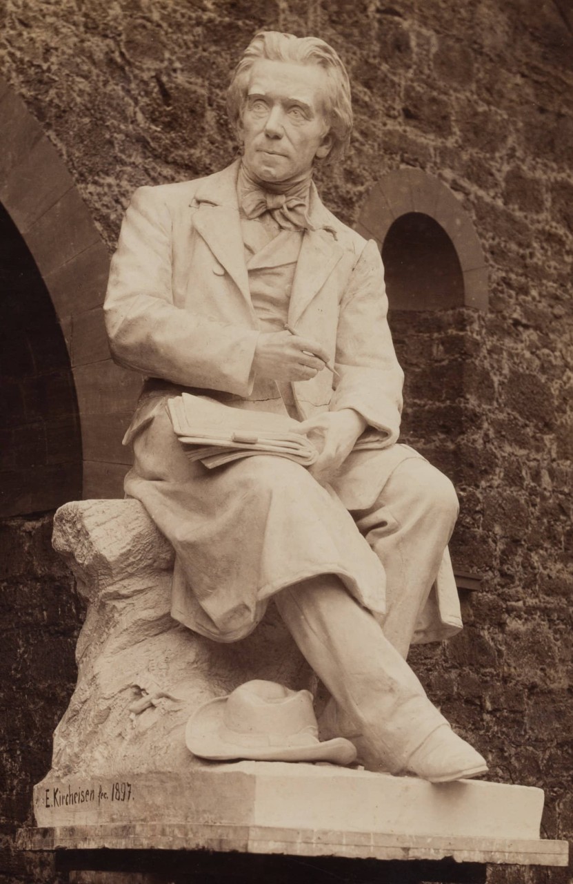 Gipsmodell des Richter-Denkmals