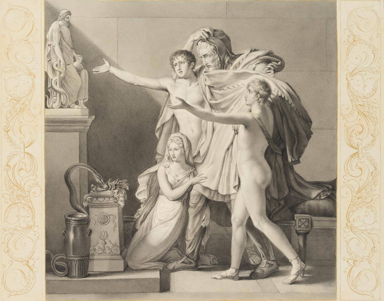 nach Pierre Narcisse Guérin (1774-1833), L'Offrande à Esculape