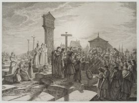 Feier an Dürers Grab