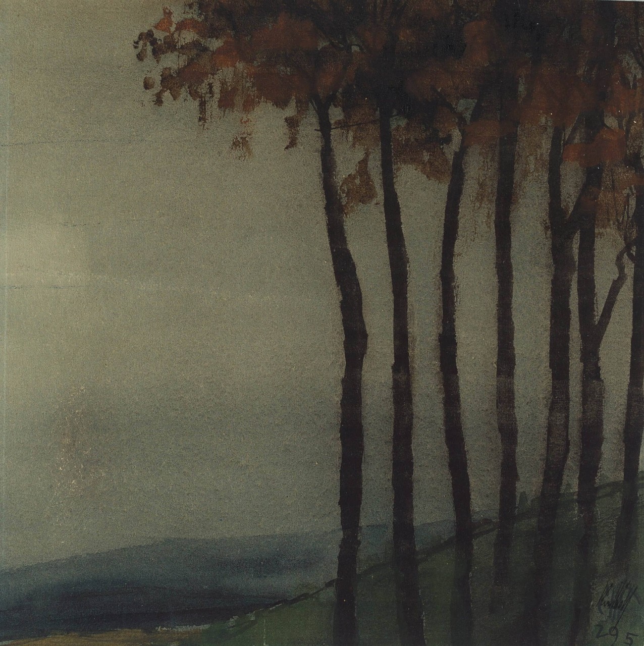 Abendliche Berglandschaft