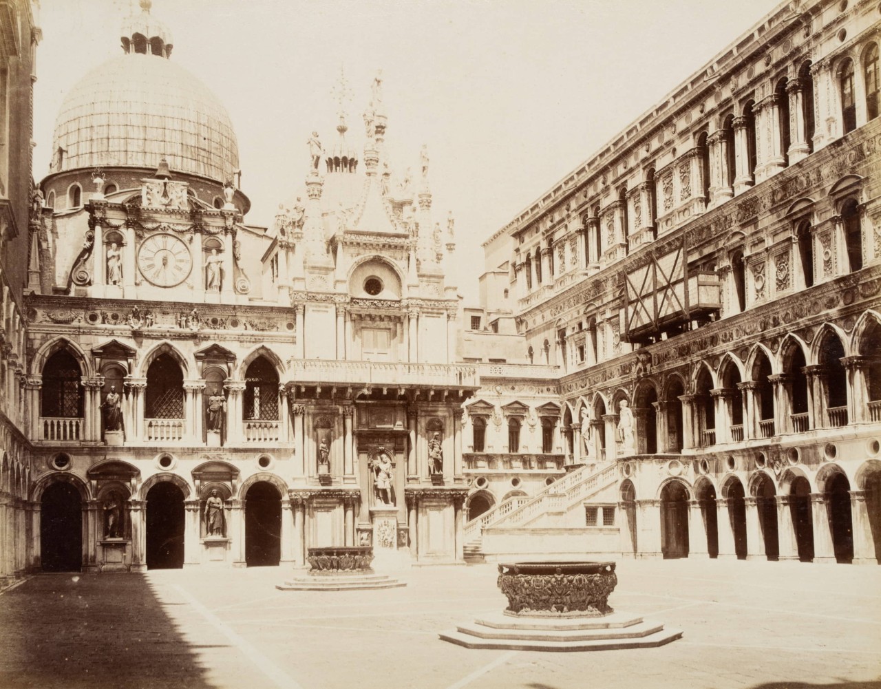 Innenhof d. Dogenpalastes, Venedig