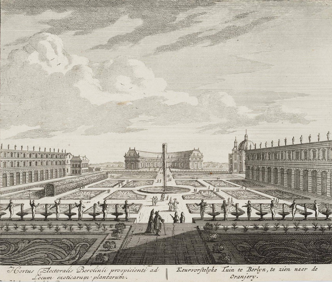 Ansicht des Berliner Lustgartens mit Stadtschloss