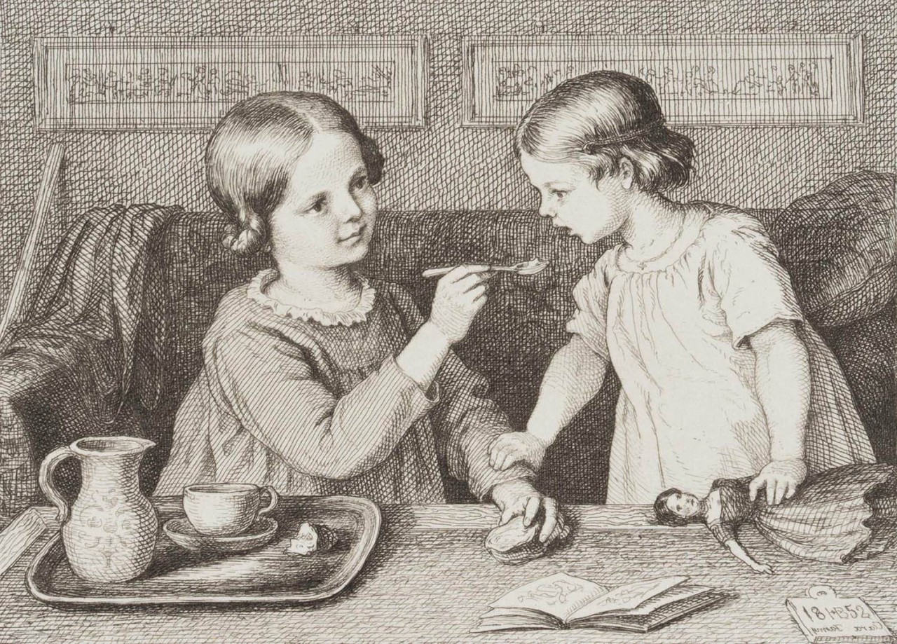 Schwesternliebe bei Tee und Gebäck