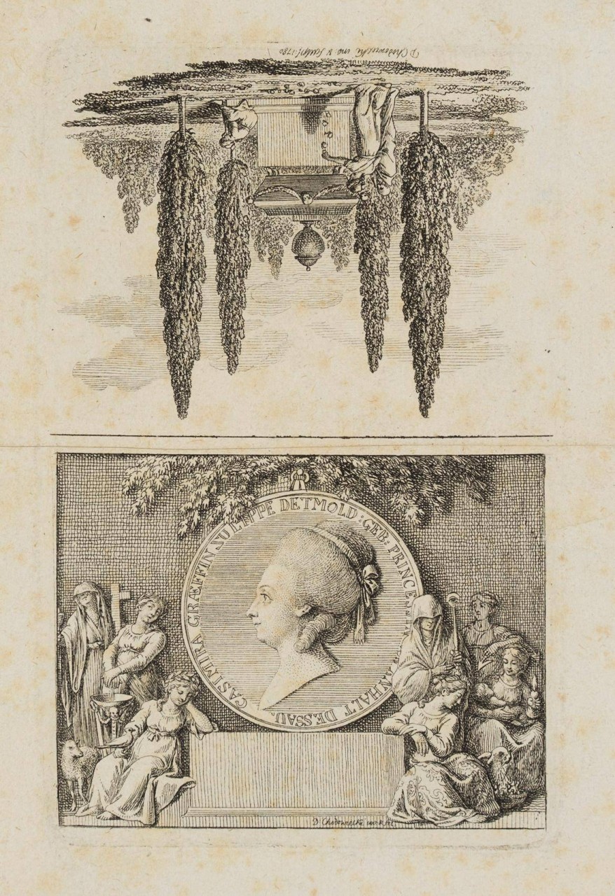 Porträt der Fürstin Casimira von Lippe-Detmold