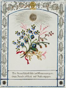 Die Freundschaft führ auf Blumenwegen
