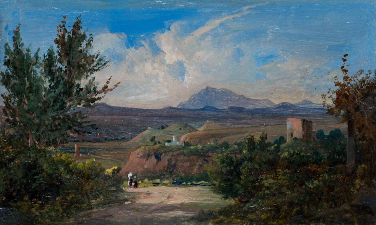 Auf der antiken Via Appia nahe Rom