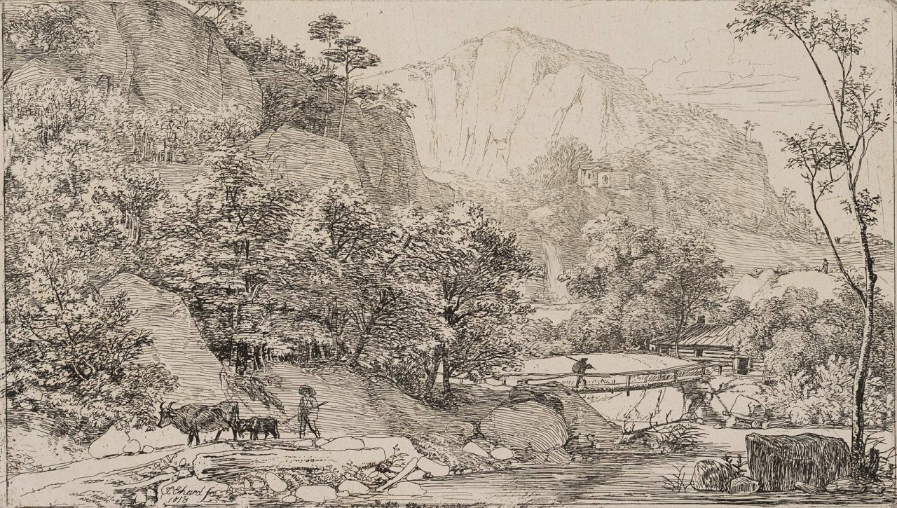 Landschaft am Untersberg bei Berchtesgarden