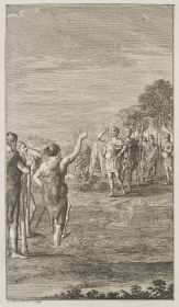 Arminius und Varus nach der Schlacht im Teutoburger Wald