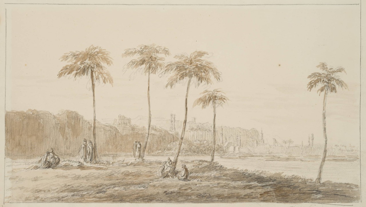 Kairo mit Palmen
