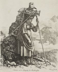 Sennerin von der Königsalpe bei Berchtesgaden