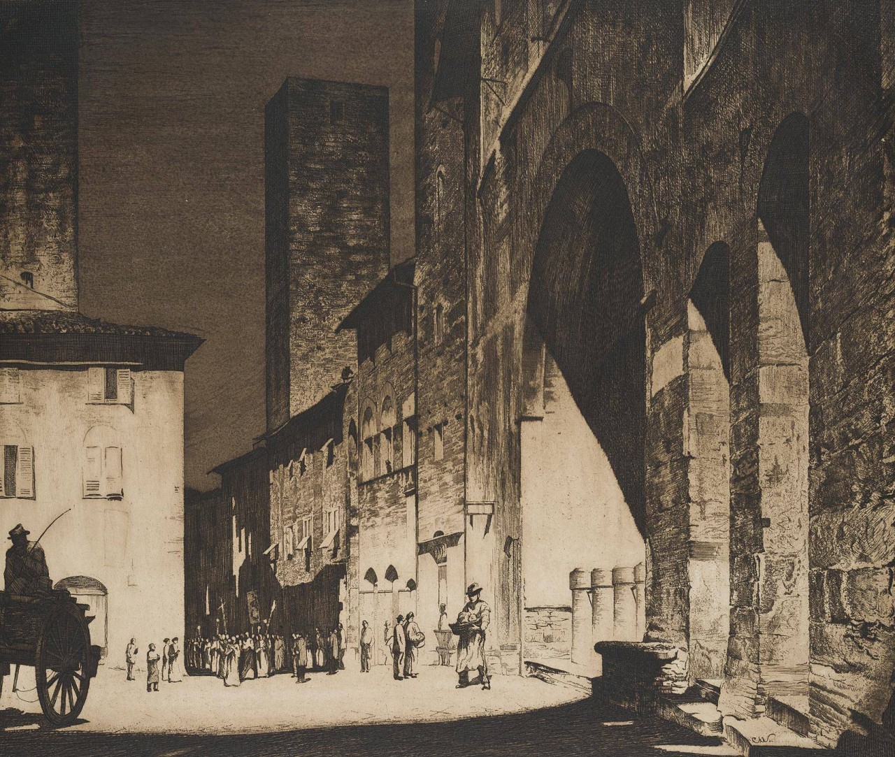 Piazza Duomo in San Gimignano