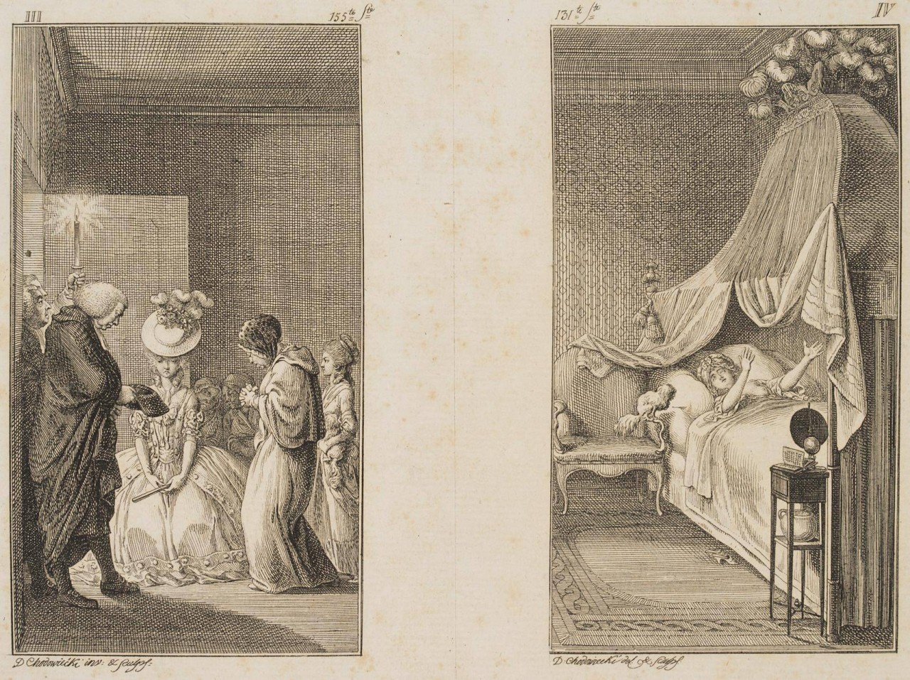 Methodistenversammlung & Cäsar am Bette Lady Charlottens