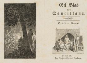 Gil Blas als Morgendiener & Überfall auf die Räuber