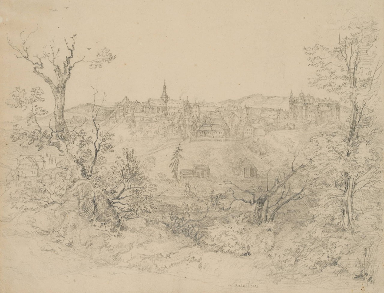Ansicht von Lauenstein bei Altenberg