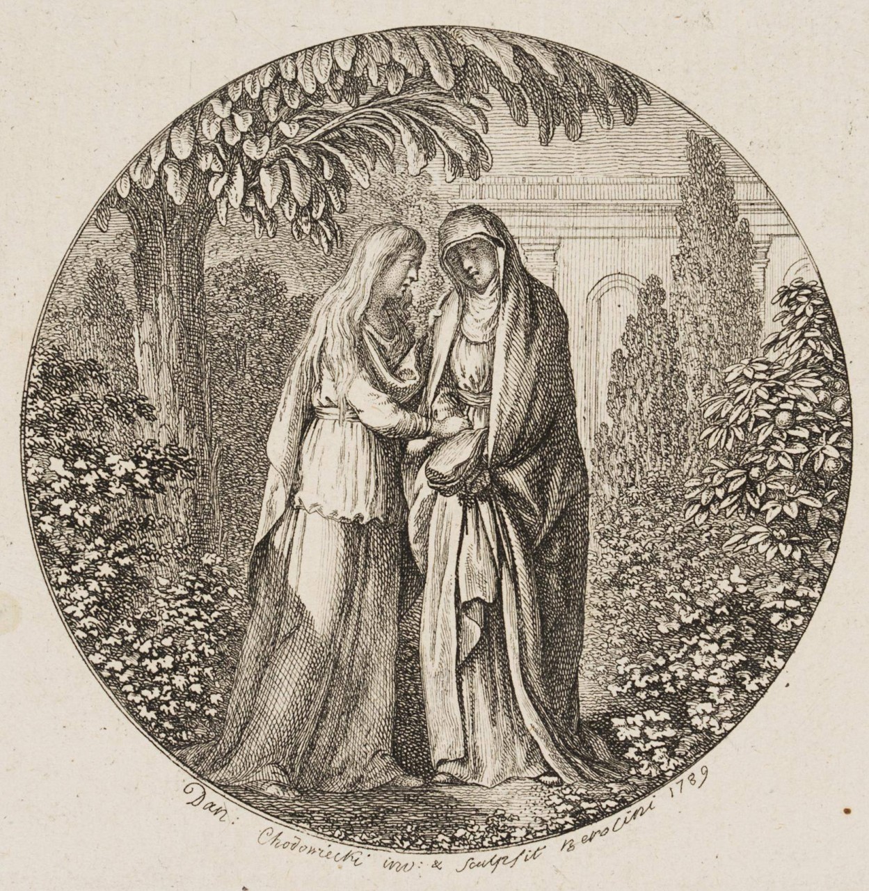 Maria trifft auf die Frau des Pontius Pilatus