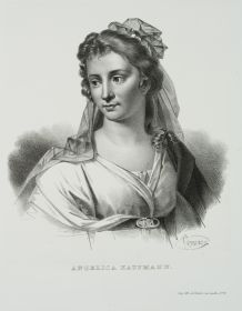 Porträt der Malerin Angelika Kauffmann (1741-1807)