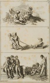 Illustration lateinischer Numera und Grammatik