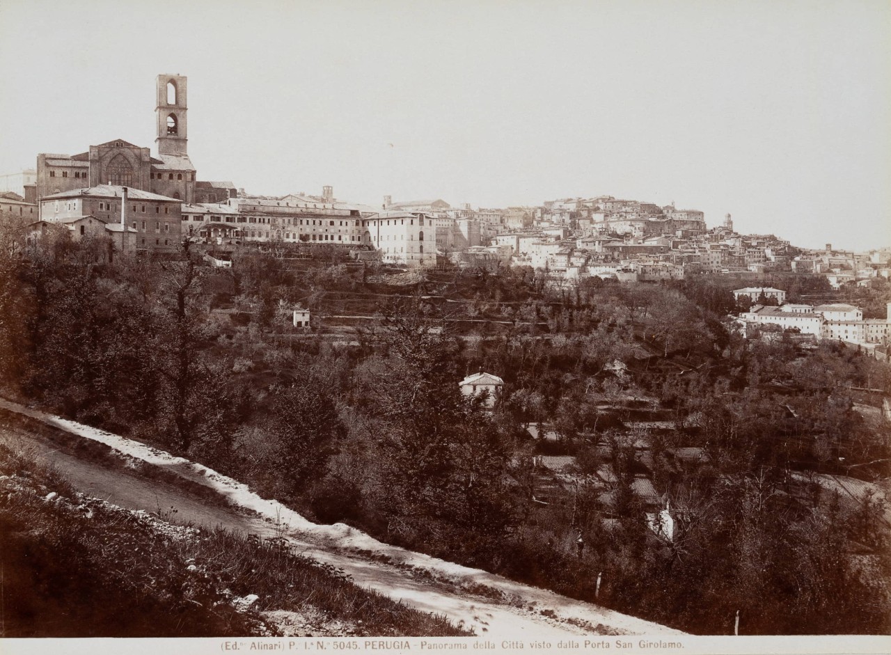 Stadtpanorama über Perugia