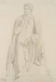 Lord Byron, nach der Skulptur von Bertel Thorvaldsen
