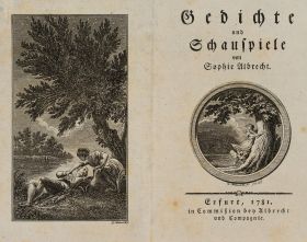 Illustrationen zu Sophie Albrecht's Gedichten, Bogen
